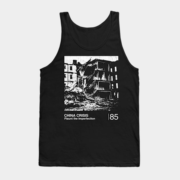 Flaunt the Imperfection / Minimalist Graphic Design Fan Artwork Tank Top by saudade